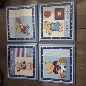 4 Beautiful frames hand painted